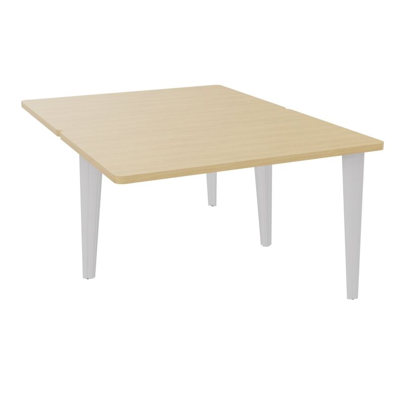 4L BUREAUX PIEDS PARTAGES POLE 2 SUIVANT L120XP160CM PRE PERCE OBT - PIED FX ELECTR R1 SD