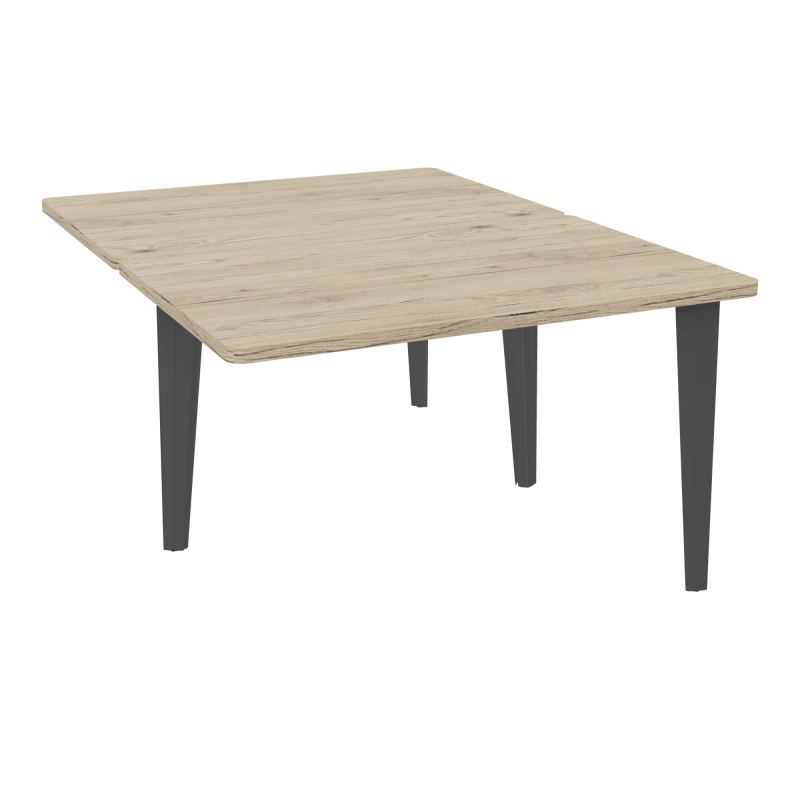 4L BUREAUX PIEDS PARTAGES POLE 2 SUIVANT L120XP160CM PRE PERCE OBT - PIED FX ELECTR R3 SC