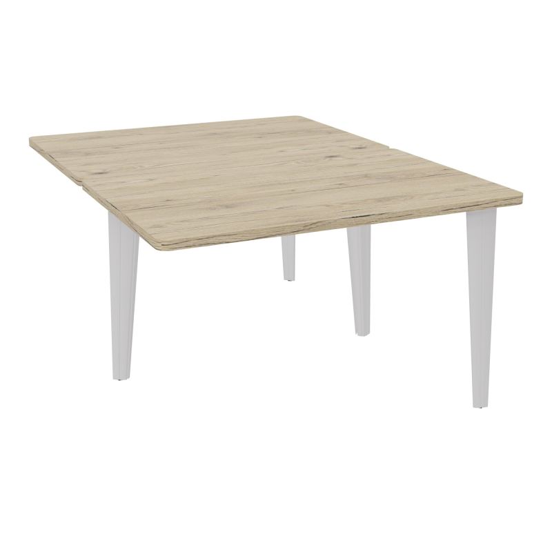 4L BUREAUX PIEDS PARTAGES POLE 2 SUIVANT L120XP160CM PRE PERCE OBT - PIED FX ELECTR R3 SD