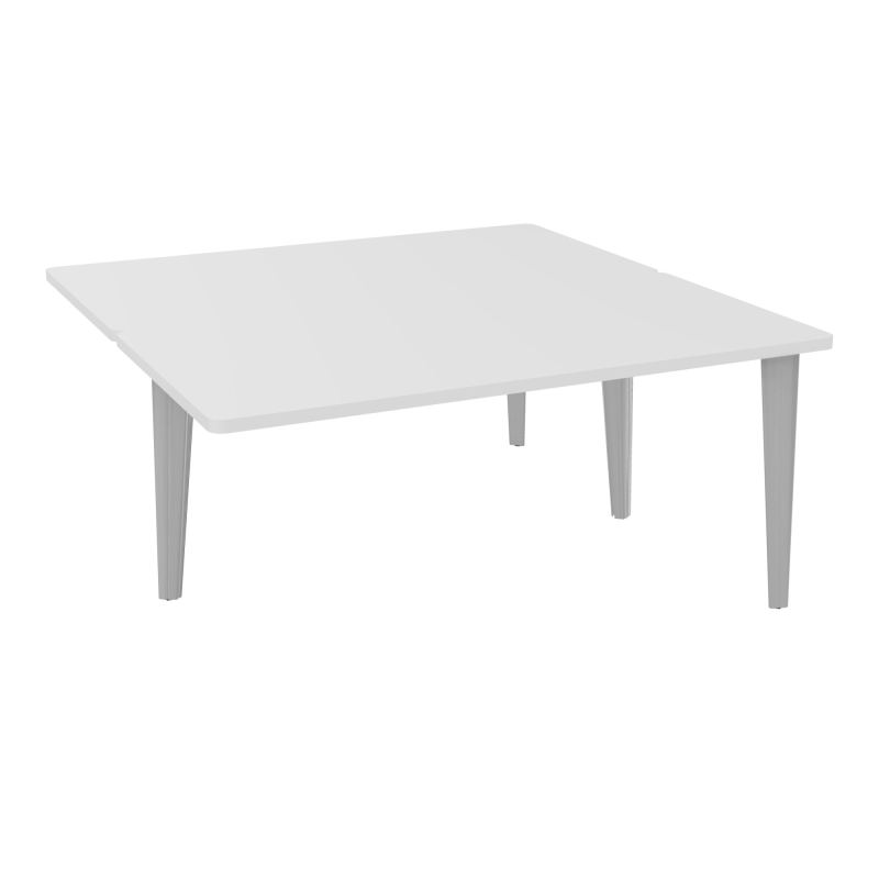 4L BUREAUX PIEDS PARTAGES POLE 2 SUIVANT L160XP160CM PRE PERCE OBT - PIED FX ELECTR MG SA