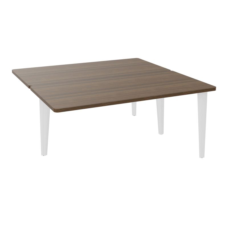 4L BUREAUX PIEDS PARTAGES POLE 2 SUIVANT L160XP160CM PRE PERCE OBT - PIED FX ELECTR N6 ZO