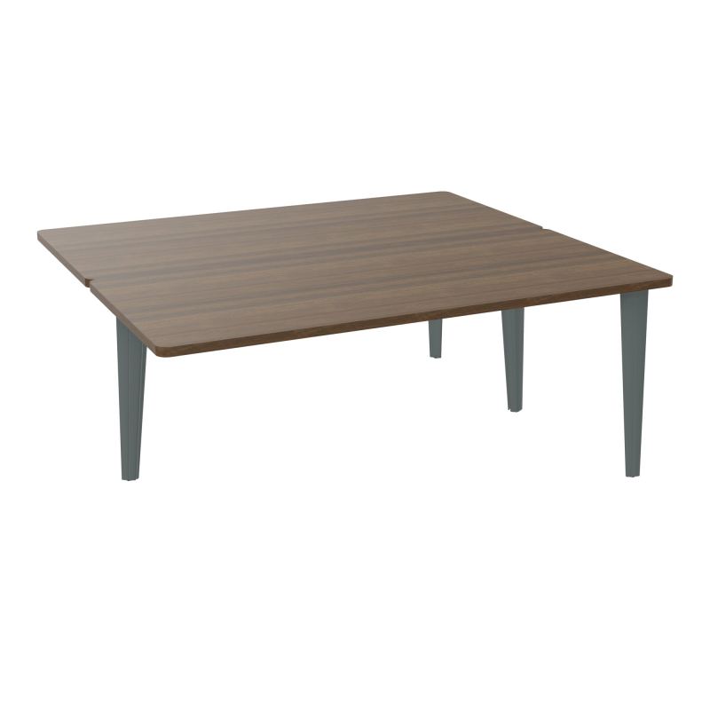 4L BUREAUX PIEDS PARTAGES POLE 2 SUIVANT L180XP160CM PRE PERCE OBT - PIED FX ELECTR N6 SU