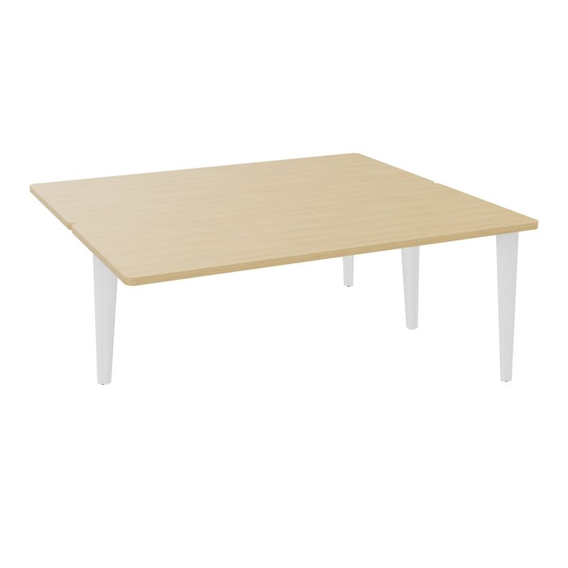 4L BUREAUX PIEDS PARTAGES POLE 2 SUIVANT L180XP160CM PRE PERCE OBT - PIED FX ELECTR R1 ZO