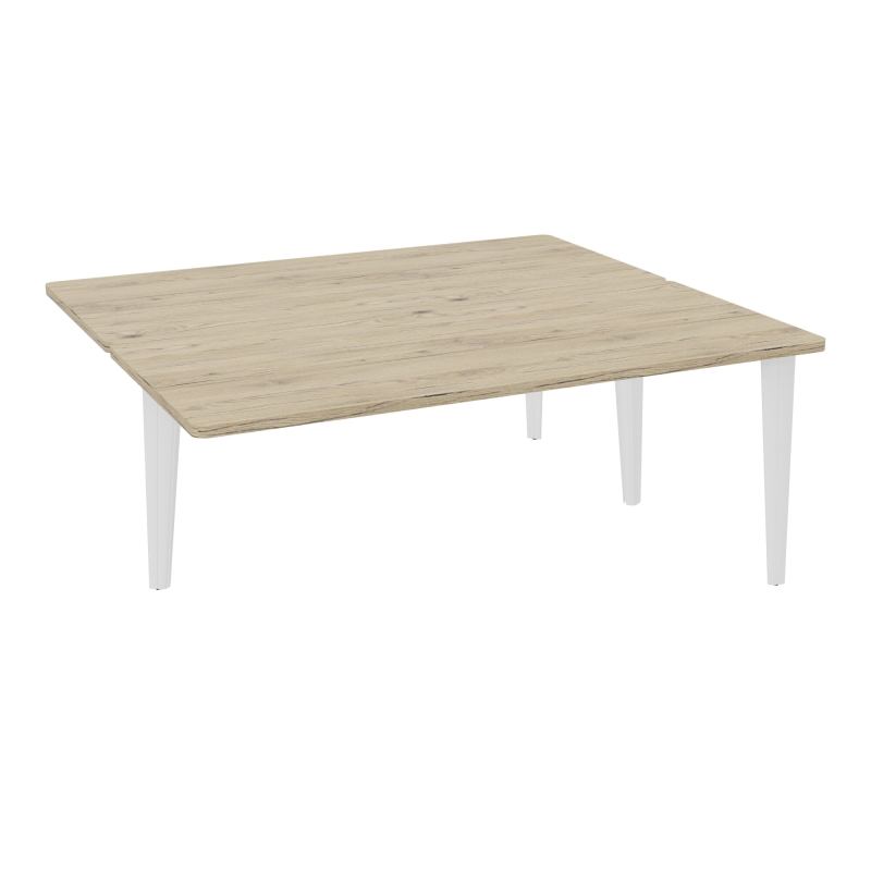 4L BUREAUX PIEDS PARTAGES POLE 2 SUIVANT L180XP160CM PRE PERCE OBT - PIED FX ELECTR R3 ZO