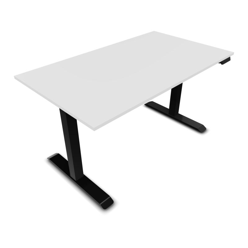 LUTZ 2 BUREAU L140 P80CM EP19PLAT.NU MOTORISE EUR MG SG