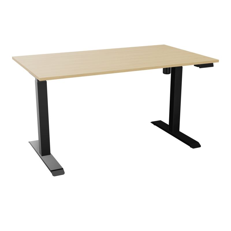 LUTZ 2 BUREAU L140 P80CM EP19PLAT.NU MOTORISE EUR  R1 SG