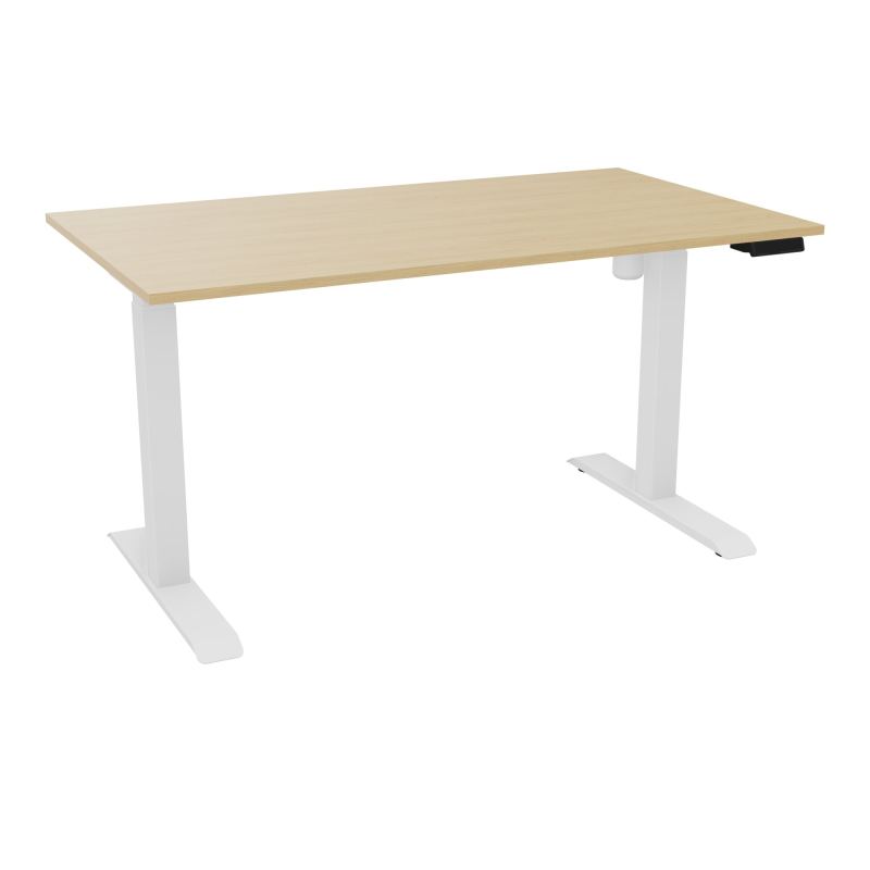 LUTZ 2 BUREAU L140 P80CM EP19PLAT.NU MOTORISE EUR  R1 SO