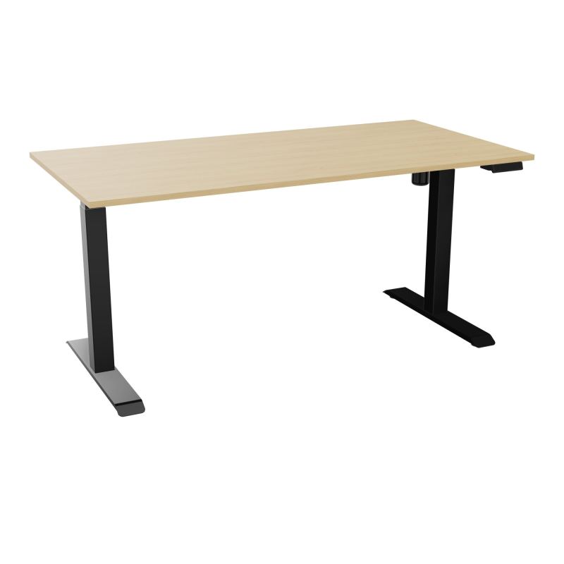 LUTZ 2 BUREAU L160 P80CM EP19PLAT.NU MOTORISE EUR  R1 SG