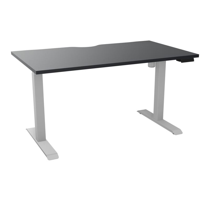 LUTZ 2 BUREAU L140 P80CM EP25 PLAT.ECHANCRURE MOTORISE EUR  R9 Z4