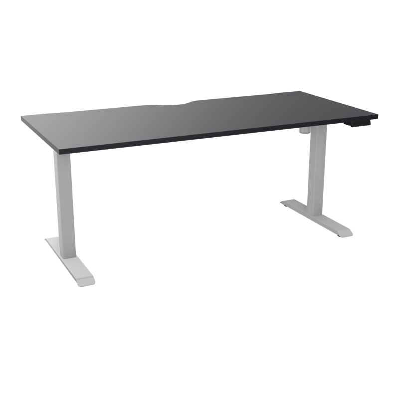 LUTZ 2 BUREAU L180 P80CM EP25 PLAT.ECHANCRURE MOTORISE EUR  R9 Z4