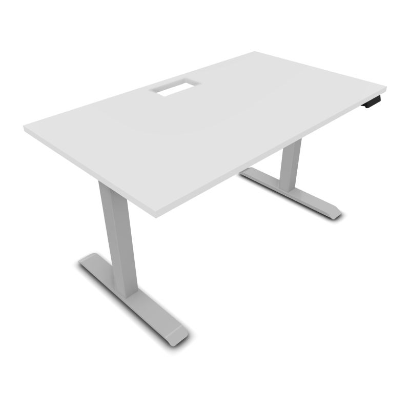 LUTZ 2 BUREAU L140 P80CM EP25 DECOUP.1TRAPPE 24X12 MOTORISE+GOULOTTE EUR MG Z4
