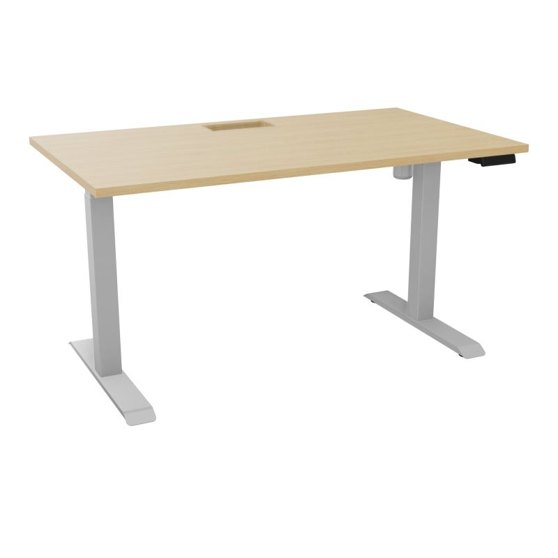 LUTZ 2 BUREAU L140 P80CM EP25 DECOUP.1TRAPPE 24X12 MOTORISE+GOULOTTE EUR  R1 Z4