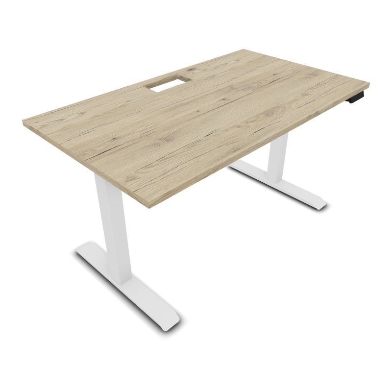 LUTZ 2 BUREAU L140 P80CM EP25 DECOUP.1TRAPPE 24X12 MOTORISE+GOULOTTE EUR R3 SO