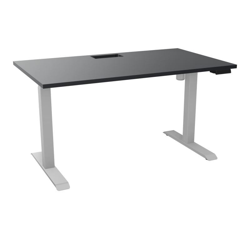 LUTZ 2 BUREAU L140 P80CM EP25 DECOUP.1TRAPPE 24X12 MOTORISE+GOULOTTE EUR  R9 Z4