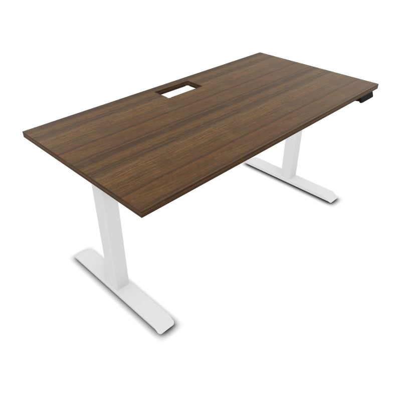 LUTZ 2 BUREAU L160 P80CM EP25 DECOUP.1TRAPPE 24X12 MOTORISE+GOULOTTE EUR N6 SO