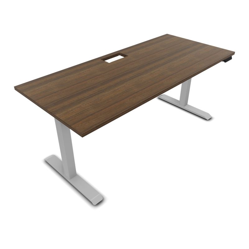 LUTZ 2 BUREAU L180 P80CM EP25 DECOUP.1TRAPPE 24X12 MOTORISE+GOULOTTE EUR N6 Z4