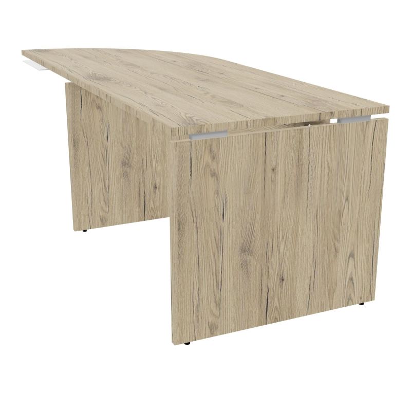 EXTENSION BUREAU AVEC ANGLE 90° INTEGRE L205XP80 PRÉ PERCÉ OBT - ANGLE À DROITE  R3
