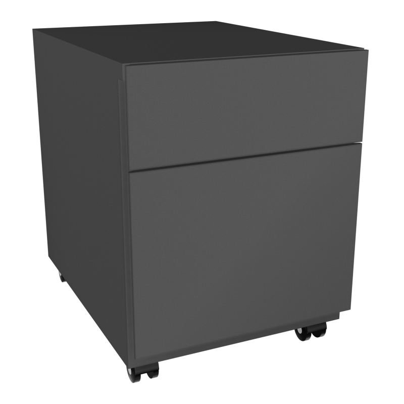 CAISSON MOB METAL 2T 42X80 +TIRETTE PLUMIER SC