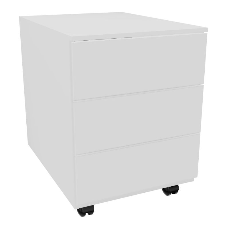 CAISSON MOB METAL 3T PLT L.42P.53,3 H.50,5 CM AVEC TIRETTE PLUMIER SO