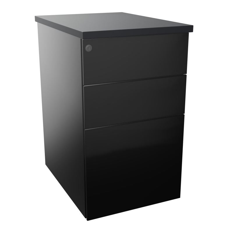 CAISSON HB METAL 3T P.60 L.43,2 H.73,5 CM DONT 1 DS TOP MELAMINE