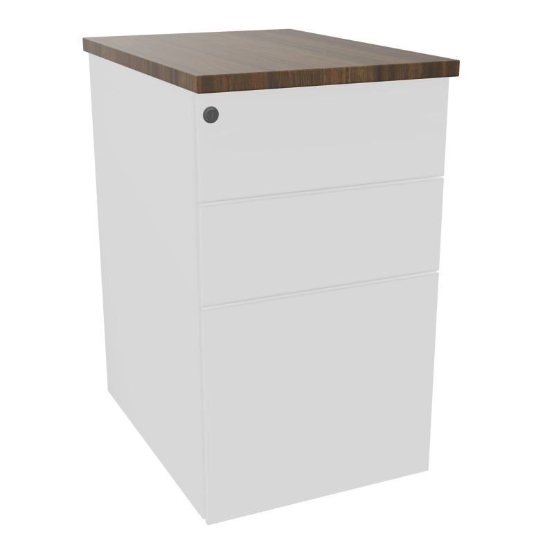 CAISSON HB METAL 3T P.60 L.43,2 H.73,5 CM DONT 1 DS TOP MELAMINE