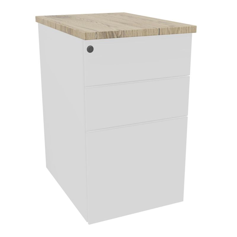 CAISSON HB METAL 3T P.60 L.43,2 H.73,5 CM DONT 1 DS TOP MELAMINESO R3