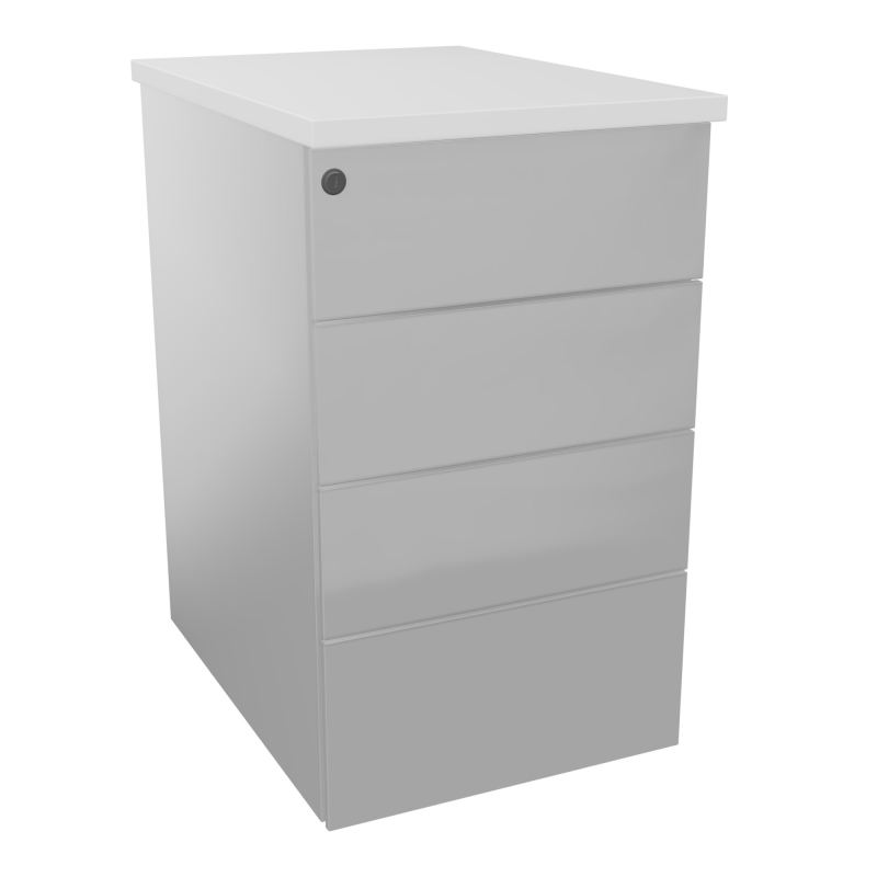 CAISSON HB METAL 4T PLT P.60 L.43,2 H.73,5 CM TOP MELAMINE SB MG