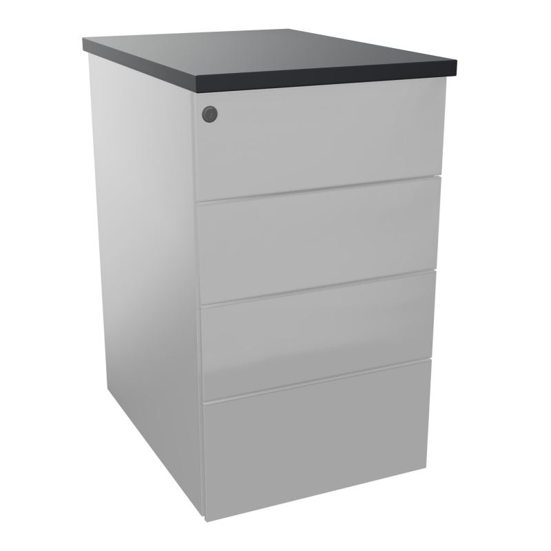 CAISSON HB METAL 4T PLT P.60L.43,2 H.73,5 CM TOP MELAMINE