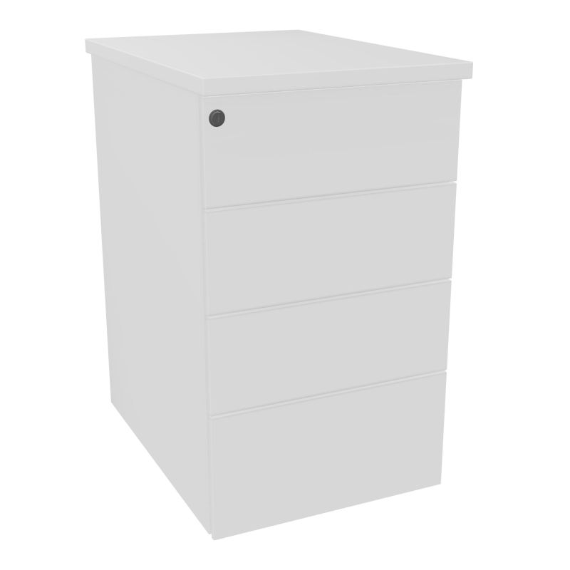 CAISSON HB METAL 4T PLT P.60 L.43,2 H.73,5 CM TOP MELAMINE SO MG
