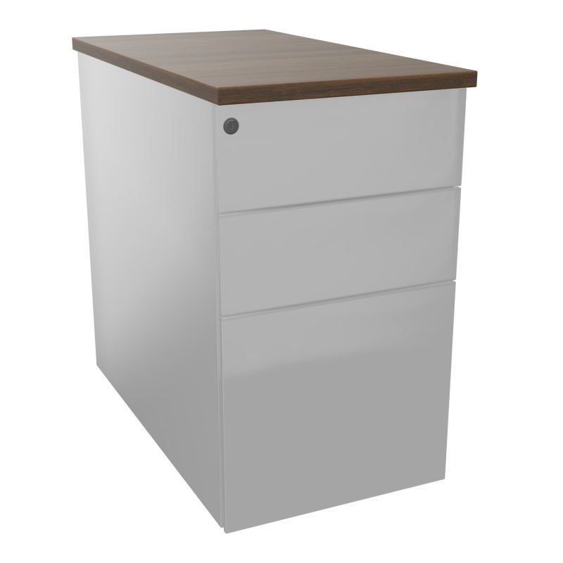 CAISSON HB METAL 3T P.80 L.43,2 H.73,5 CM DONT 1 DS TOP MELAMINE