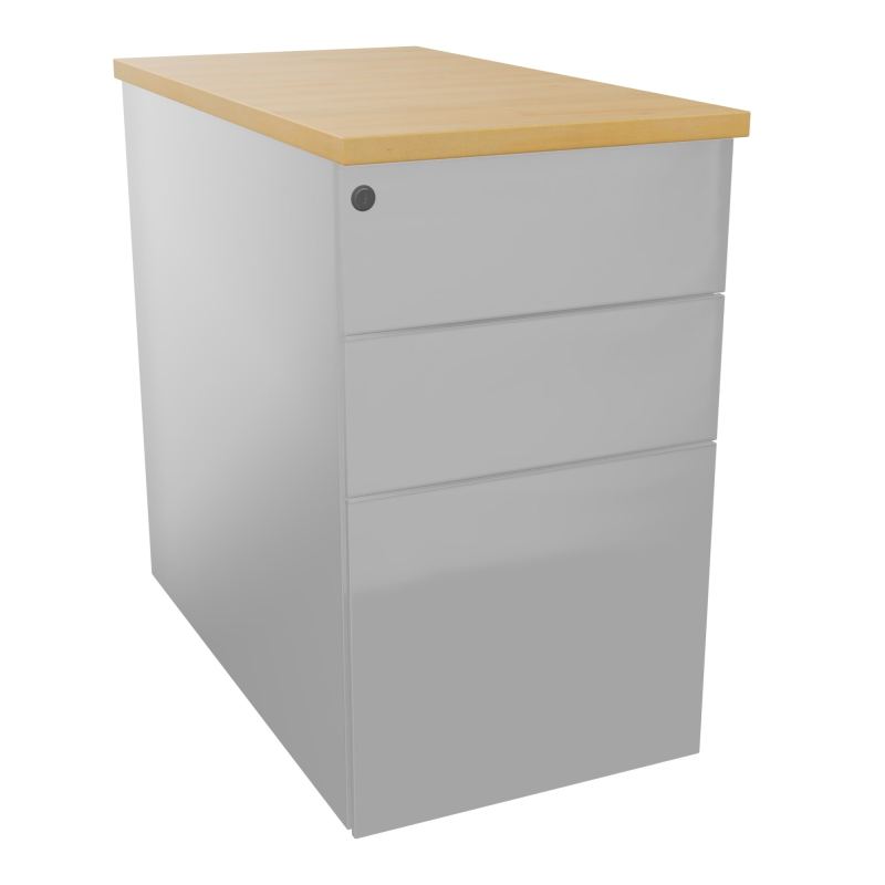 CAISSON HB METAL 3T P.80 L.43,2 H.73,5 CM DONT 1 DS TOP MELAMINE