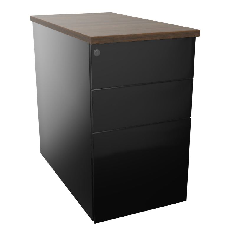 CAISSON HB METAL 3T P.80 L.43,2 H.73,5 CM DONT 1 DS TOP MELAMINE