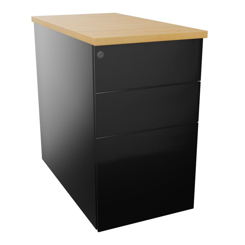 CAISSON HB METAL 3T P.80 L.43,2 H.73,5 CM DONT 1 DS TOP MELAMINE