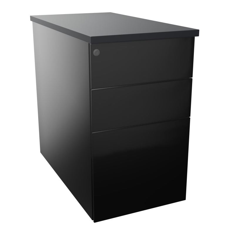 CAISSON HB METAL 3T P.80 L.43,2 H.73,5 CM DONT 1 DS TOP MELAMINE