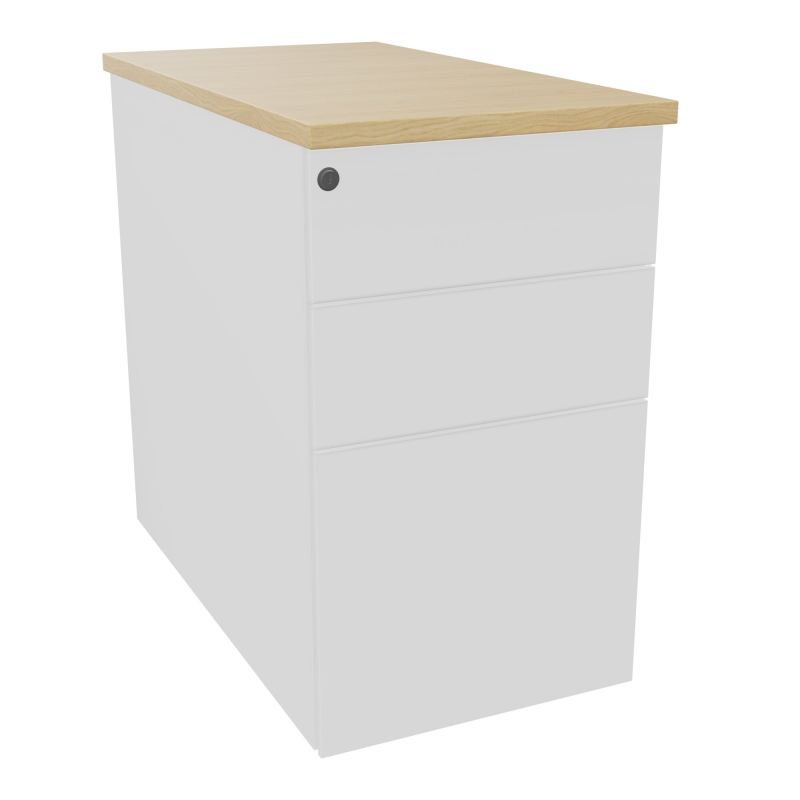 CAISSON HB METAL 3T P.80 L.43,2 H.73,5 CM DONT 1 DS TOP MELAMINE