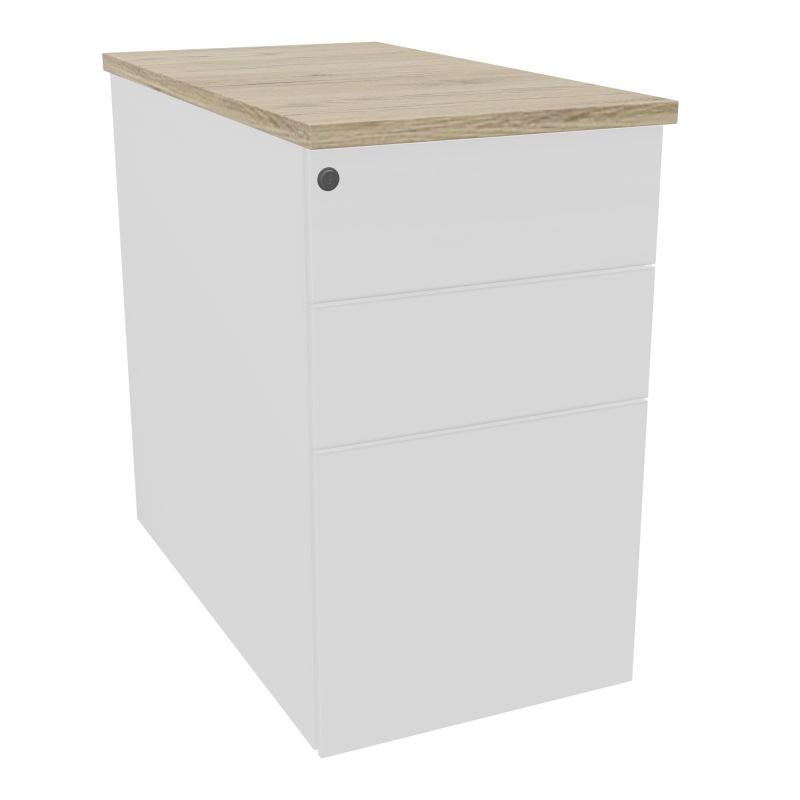 CAISSON HB METAL 3T P.80 L.43,2 H.73,5 CM DONT 1 DS TOP MELAMINESO R3