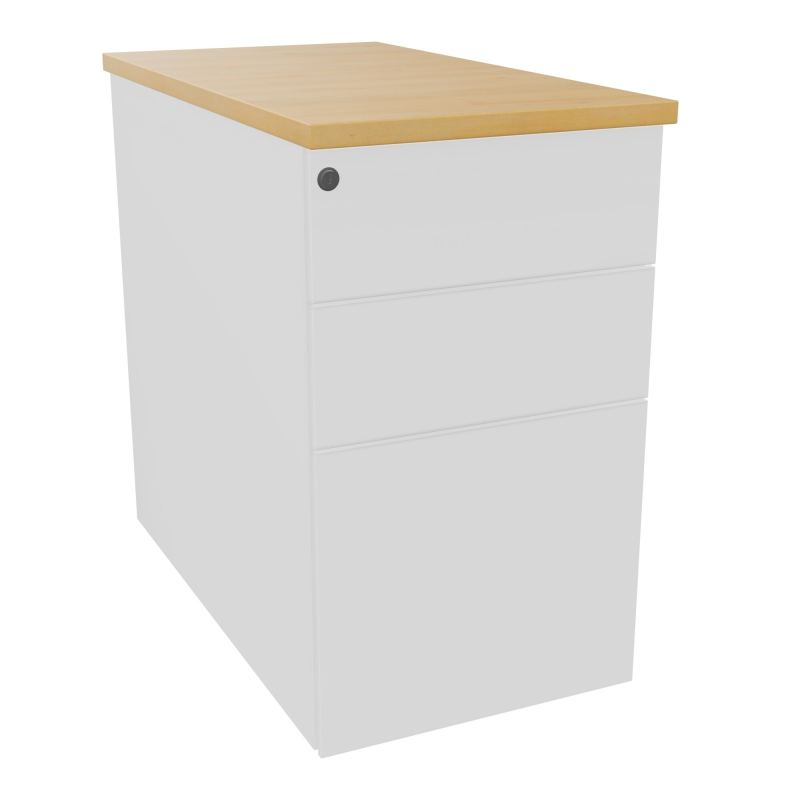CAISSON HB METAL 3T P.80 L.43,2 H.73,5 CM DONT 1 DS TOP MELAMINE