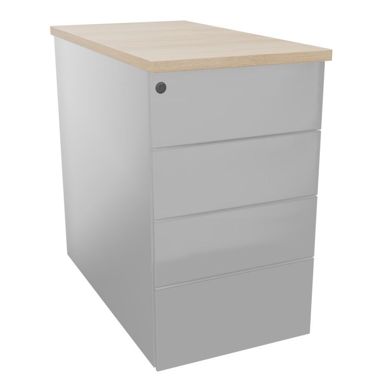 CAISSON HB METAL 4T PLT P80 L43,2 H73,5 CM TOP MELAMINE SB RZ