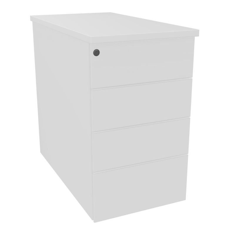 CAISSON HB METAL 4T PLT P80 L43,2 H73,5 CM TOP MELAMINE SO MG