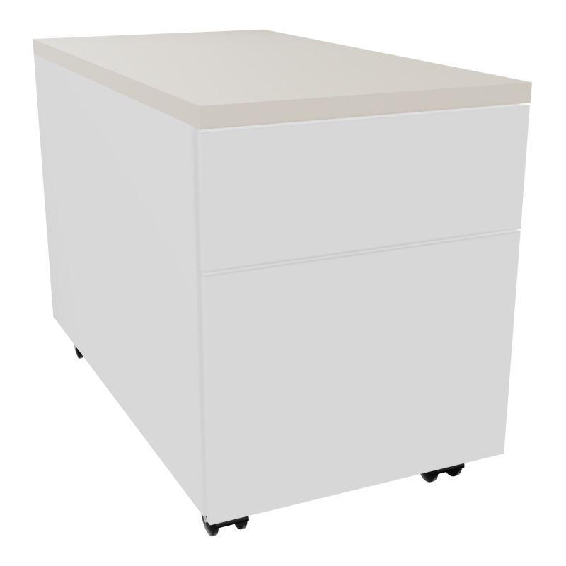 CAISSON MOB METAL 2T 43,2X80,2XH57,4 CM TOP MELAMINE