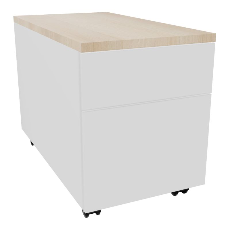 CAISSON MOB METAL 2T 43,2X80,2XH57,4 CM TOP MELAMINESO RZ