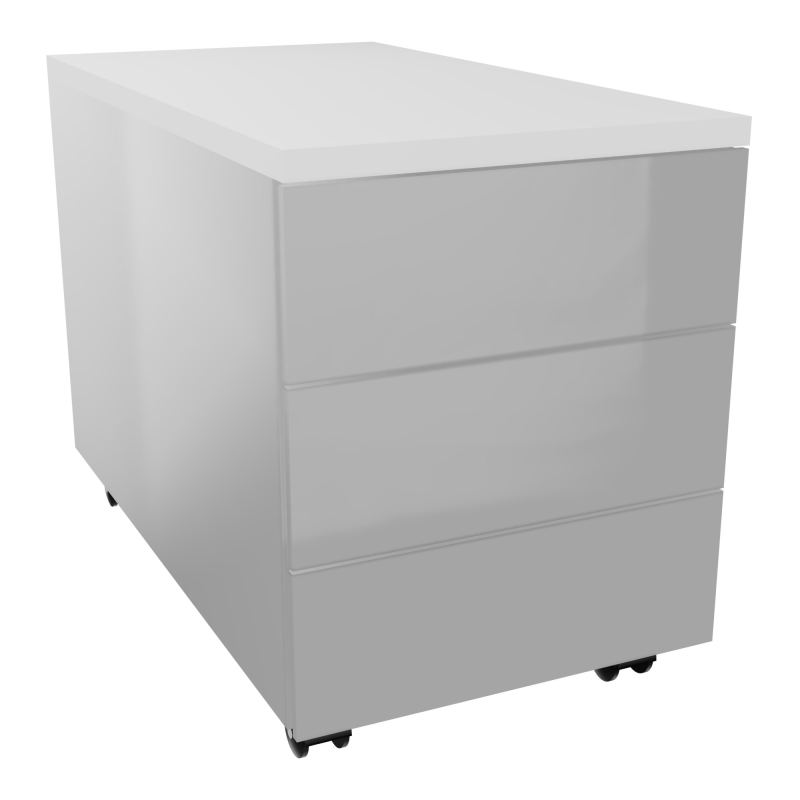 CAISSON MOB METAL 3T 43,2X80SB + TOP MG