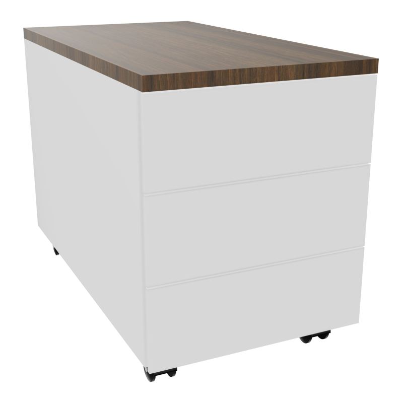 CAISSON MOB METAL 3T 43,2X80,2XH57,4 CM TOP MELAMINE
