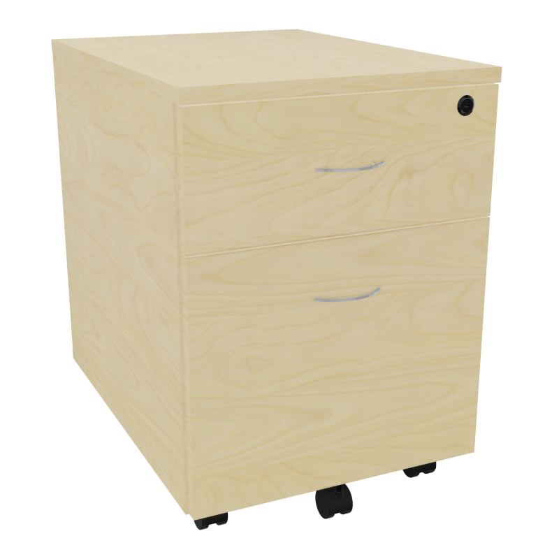 CAISSON MOBILE MELA ECO 2 TIROIRS DONT 1 DS L42 P55,5 H58,7 CM    N8 SB
