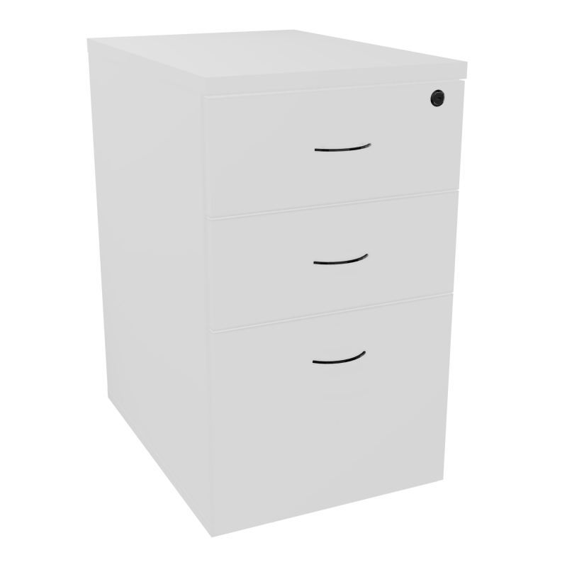 CAISSON HB MELA ECO P.60 L42 H73,5 CM 3 TIROIRS DONT 1 DS MG SG