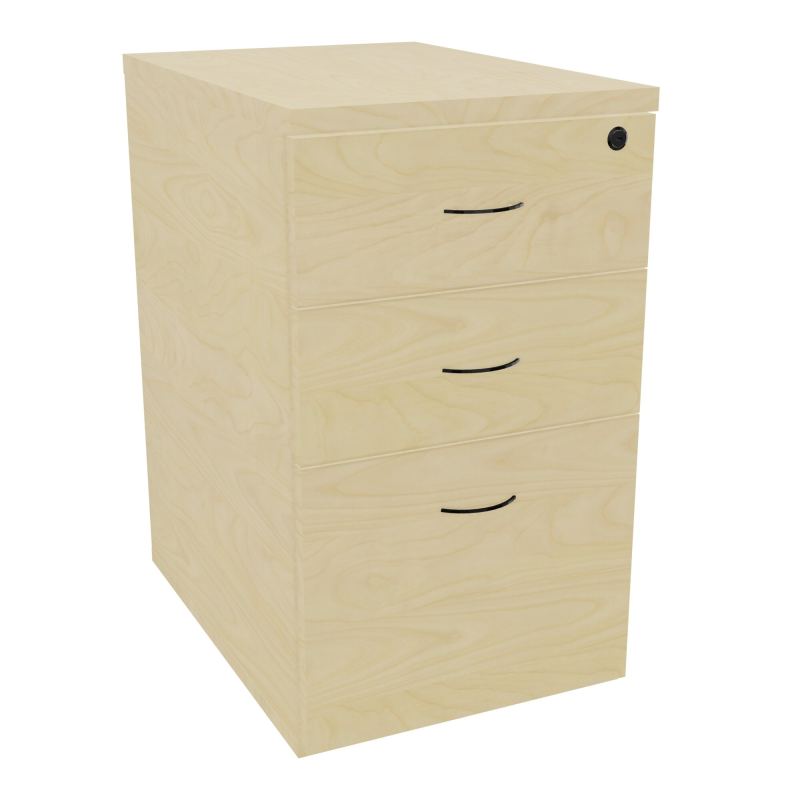 CAISSON HB MELA ECO P.60 L42 H73,5 CM 3 TIROIRS DONT 1 DS   N8 SG