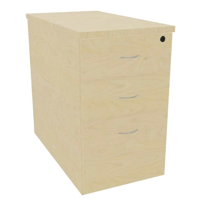 CAISSON HB MELA ECO P.80 L42 H73,5 CM 3 TIROIRS DONT 1 DS   N8 SB