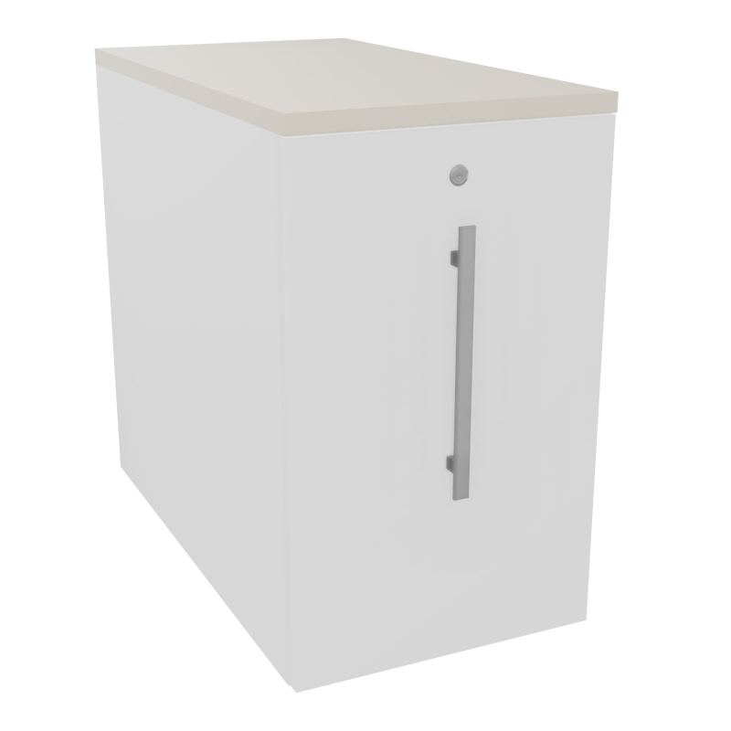 GUSTAVE CAISSON INDIVIDUEL H73,5 L43,2 P80 CM MELAMINE - CORPS  TOP  PORTE MG MG N5