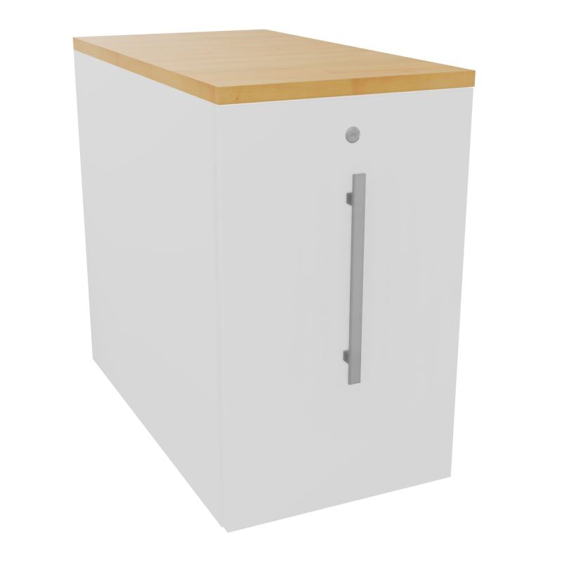 GUSTAVE CAISSON INDIVIDUEL H73,5 L43,2 P80 CM MELAMINE - CORPS  TOP  PORTE  MG MG R5