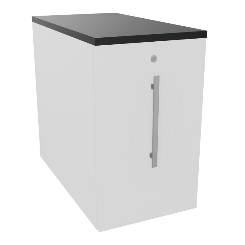 GUSTAVE CAISSON INDIVIDUEL H73,5 L43,2 P80 CM MELAMINE - CORPS  TOP  PORTE  MG MG R9